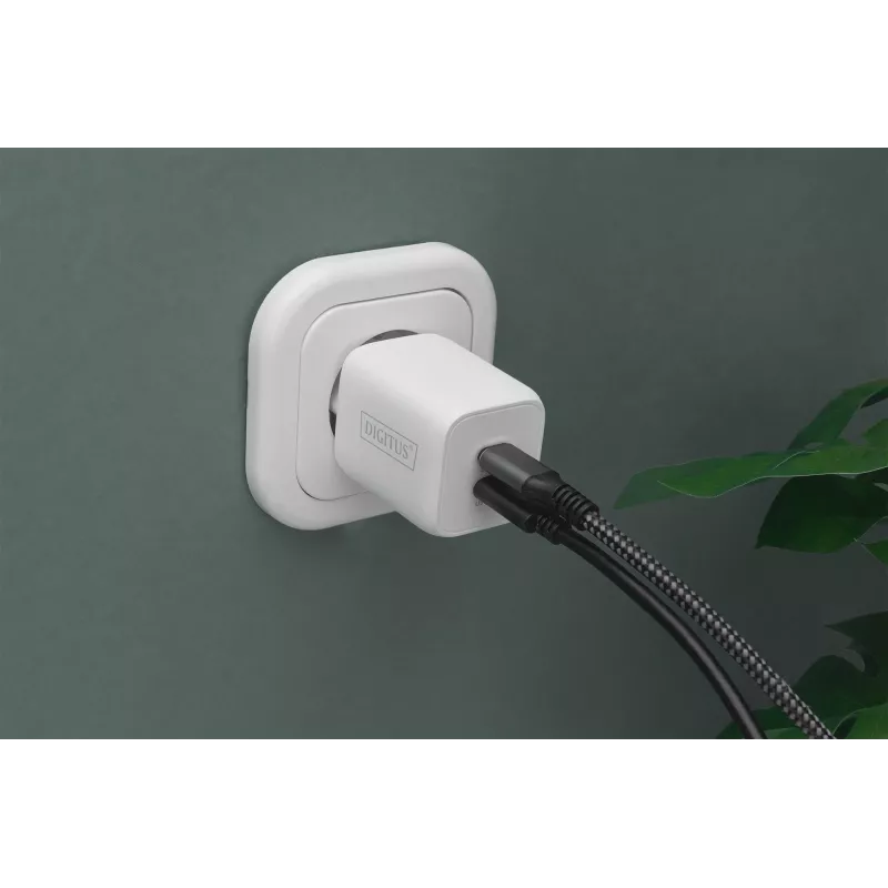 Digitus USB-C oplader. 2-poorts. 65W GaN