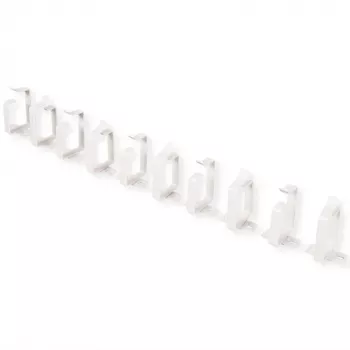 Kabelmanagementclip Secomp 44 x 60 mm lichtgrijs RAL 7035, 10-pack