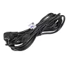 Akyga AK-PC-05C netsnoer, CEE 7/7 naar IEC C13, koper 3 x 1 mm², 5 m, zwart