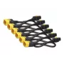 APC stroomkabelset (6 stuks), vergrendeling, C19 naar C20, 1,8 m, blauw, 1,8 m, C19-koppeling, C20-koppeling