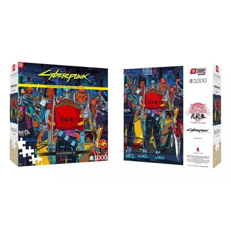 Good Loot Comic Book Puzzle: Cyberpunk 2077 Kickdown, 1000 stukjes
