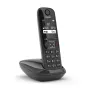 Analoge/DECT-telefoon Gigaset AS690 nummerherkenning draadloze handset zwart