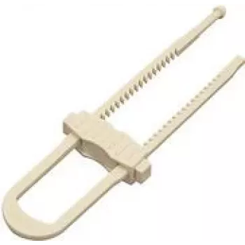 Kinderbeveiliging kastschuifslot Olympia BS 805, wit, 6-delige set, 61×19×224 mm