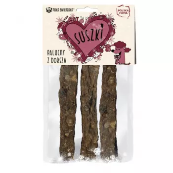 Hondensnack PAKA ZWIERZAKA kabeljauwstaven 60 g – met vis, hypoallergeen, graanvrij