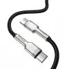 USB-C-naar-USB-C-kabel Baseus CATJK-C01, USB 3.2 Gen 1, 1 m, zwart