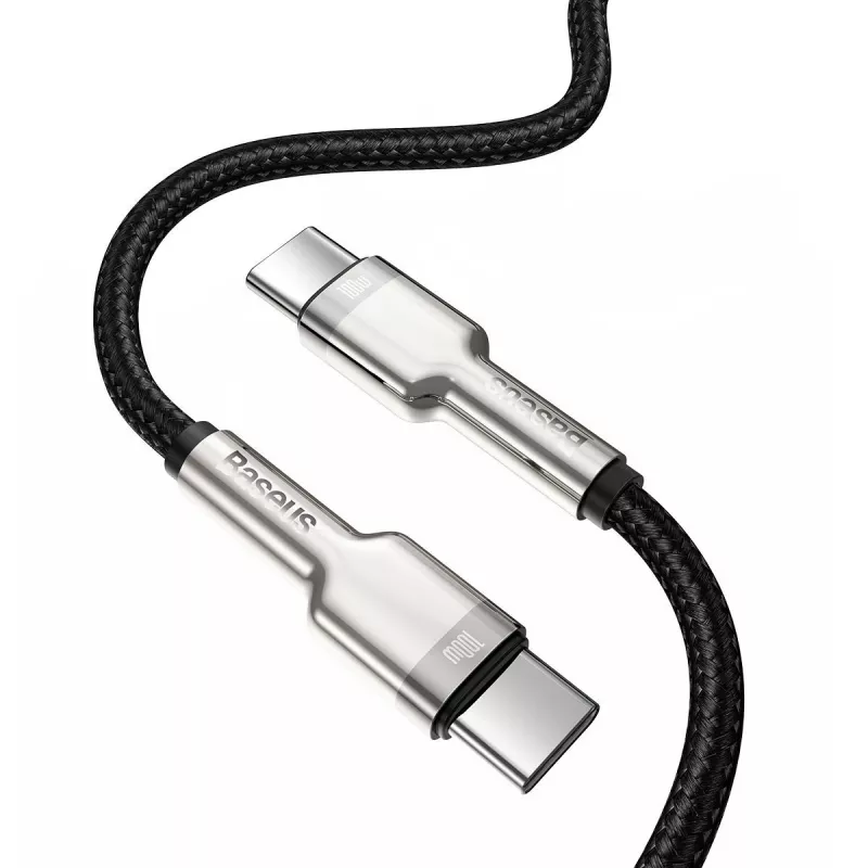 USB-C-naar-USB-C-kabel Baseus CATJK-C01, USB 3.2 Gen 1, 1 m, zwart