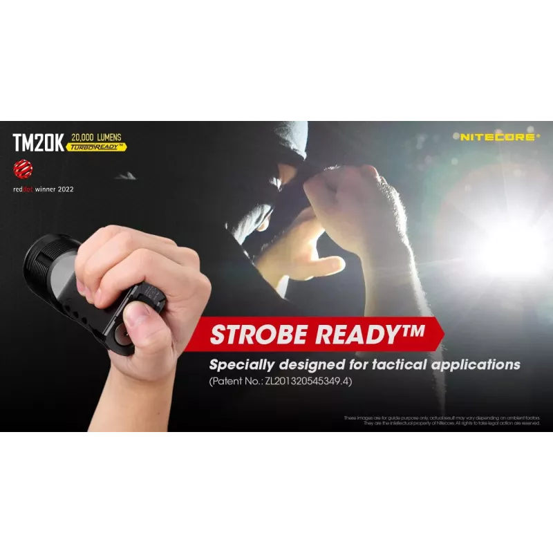 Zaklamp Tiny Monster SERIES/20000 lumen TM20K Nitecore