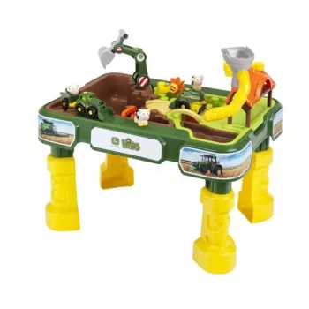 Zand- & watertafel KLEIN Theo Klein 3948 — outdoor speeltafel, groen/geel, voor kinderen vanaf 1,5 jaar
