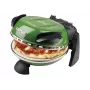 Delizia pizzaoven G1000603 (groen, 1.200 watt, voor pizza Ø 31 cm)