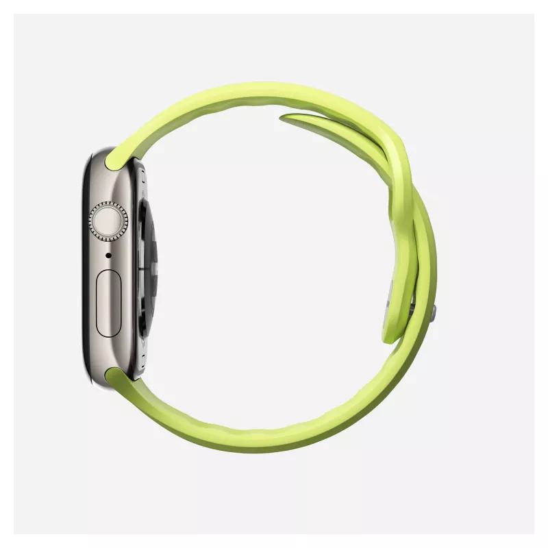 Band Nomad Tempo Band lichtgroen rubber, 18 mm breed, pols 135–175 mm