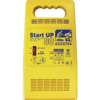 GYS START UP 80 automatische acculader met accutester en snelstartsysteem, 12 V, 25 A