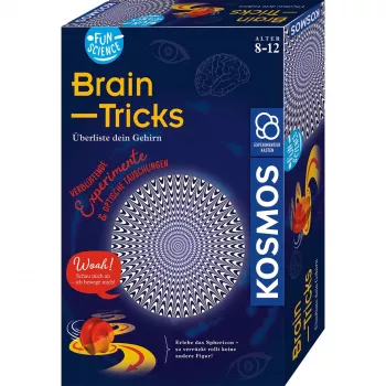 Kosmos Fun Science Brain Tricks, experimenteerset, elektriciteit, 8 jaar, meerkleurig