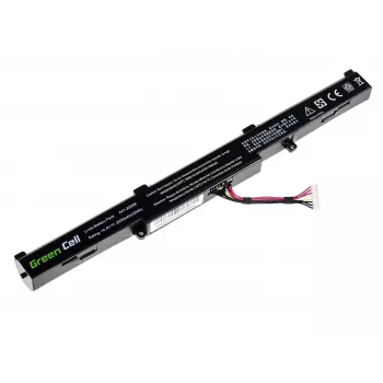 Accu Green Cell AS77 voor ASUS-laptops — Li-Ion 15 V, 2200 mAh, 4 cellen, zwart