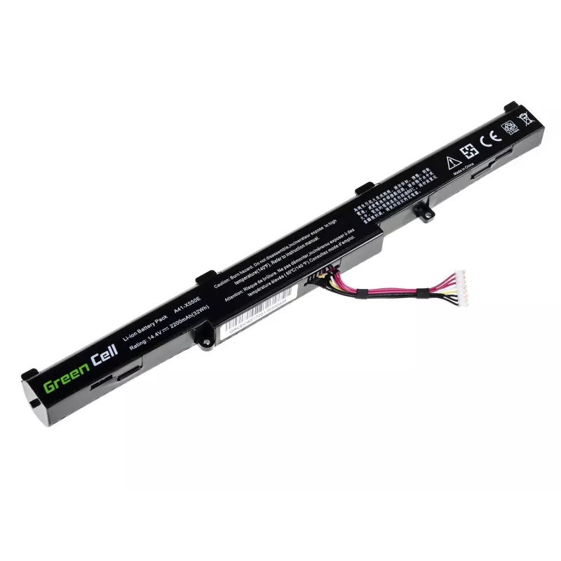 Green Cell AS77 accu voor ASUS A41-X550E (X550, F550, K550, R510), Li-Ion 14,4 V 2200 mAh, 4 cellen, zwart