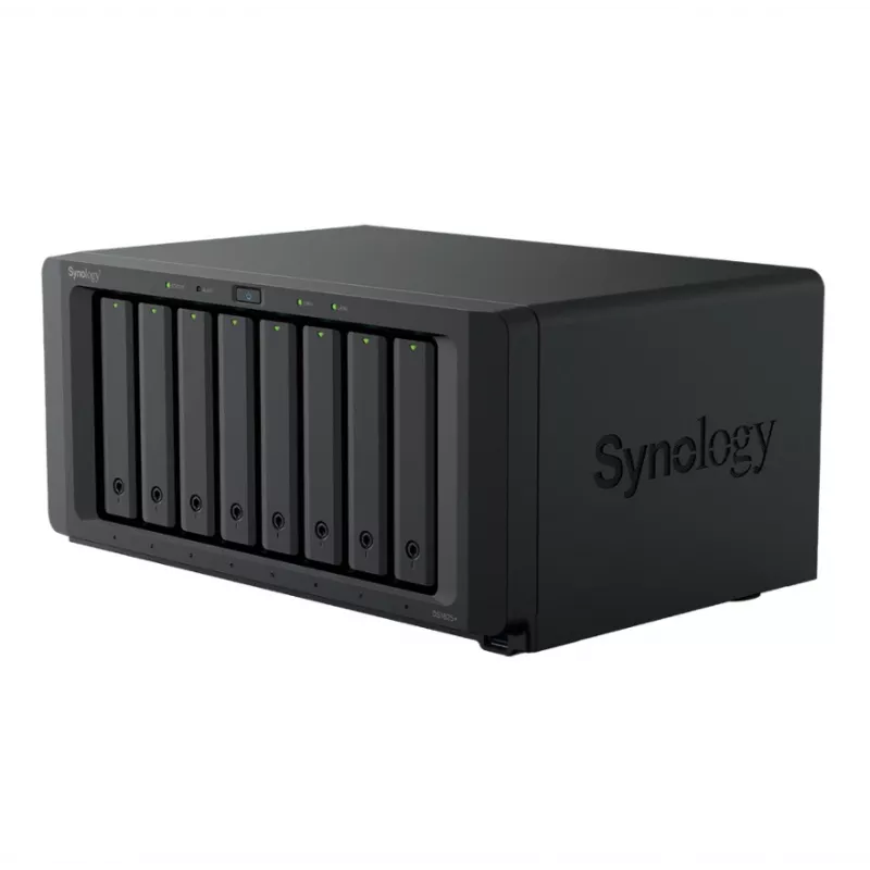 Synology DiskStation DS1825+ NAS/opslagserver Ryzen Embedded V1500B 8 GB DDR4 0 TB zwart