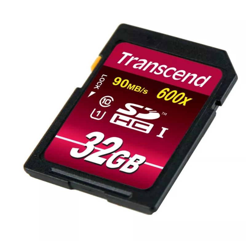 Flashgeheugen Transcend 32 GB SDHC UHS-I 600x TS32GSDHC10U1