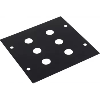 Omnitronic module 2HE paneel met 6x jackbussen, 88×88 mm