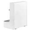 Ergo Office onderbureau-opbergbox / organizer met accessoirevak, wit, max. 5 kg, ER-442