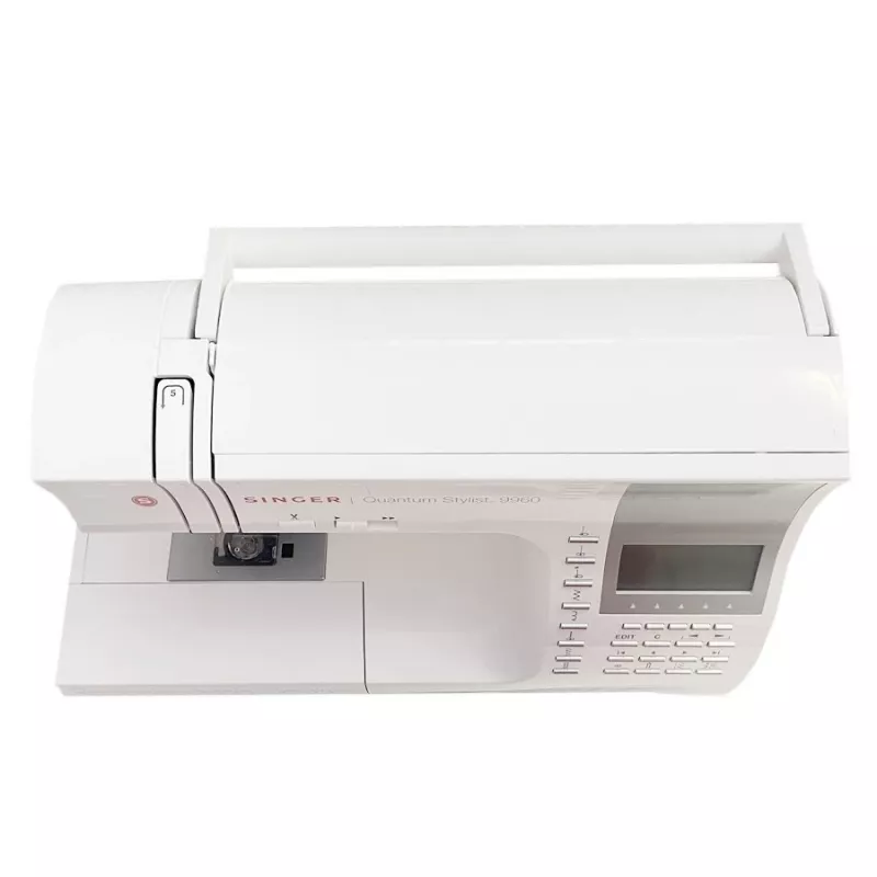 Naaaimachine SINGER Quantum Stylist 9960 — 600 stiksteken, 13 automatische knoopsgatenprogramma's, vrijarm systeem