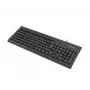 Bedrade volledige toetsenbord NATEC MORAY home/office USB QWERTY US International zwart, 104 toetsen, numeriek blok