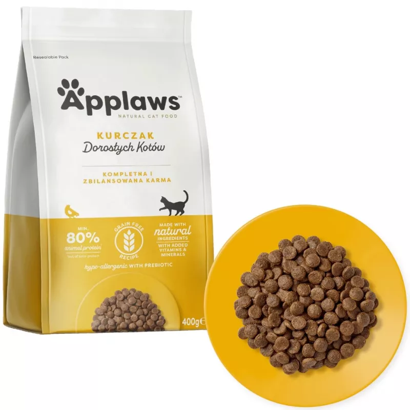 APPLAWS Adult Chicken - droogvoer voor katten - 400 g