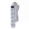 Esperanza ELK215W stroomverdeler 3 m 5 AC-stopcontact(en) binnen wit