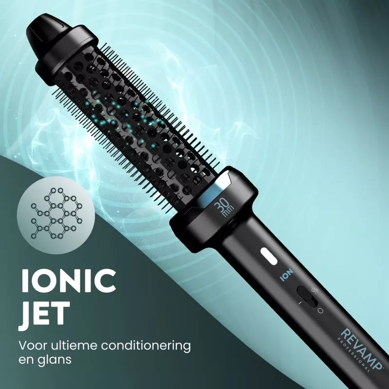Hot Brush Revamp BR-1300A-EU Ceramic Ionic 30mm – verwarmde stylingborstel voor het haar