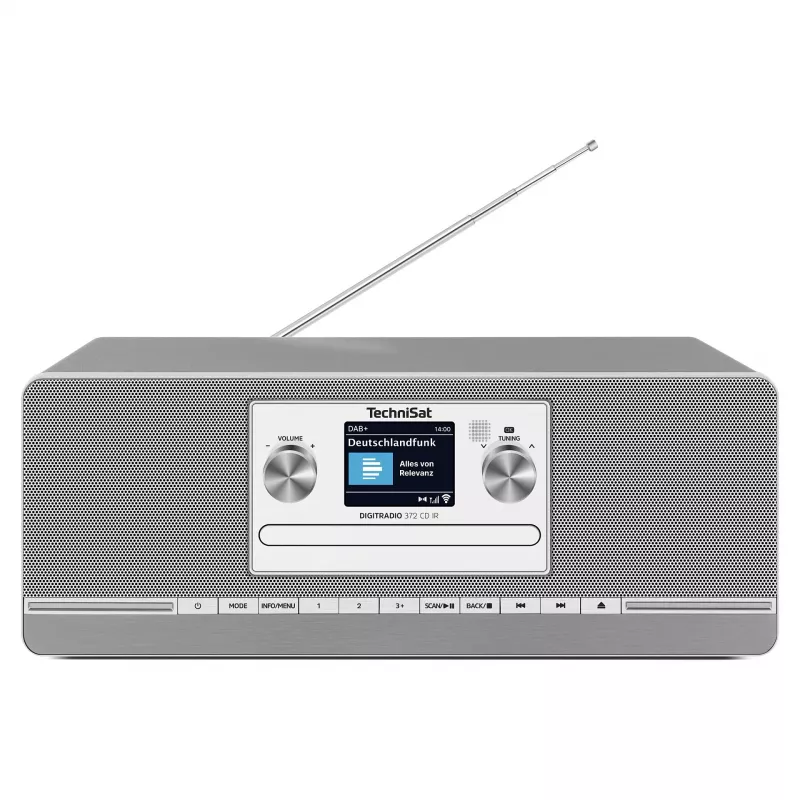 TechniSat DIGITRADIO 372 CD IR internet analoog & digitaal antraciet, zilver