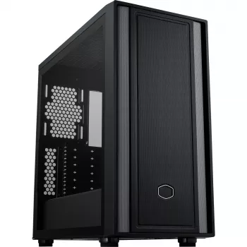 Cooler Master MasterBox 600 Lite pc-behuizing, MIDI-tower, E-ATX, gehard glas - zwart