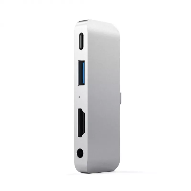 Satechi aluminium USB-C-hub voor iPad Pro zilver