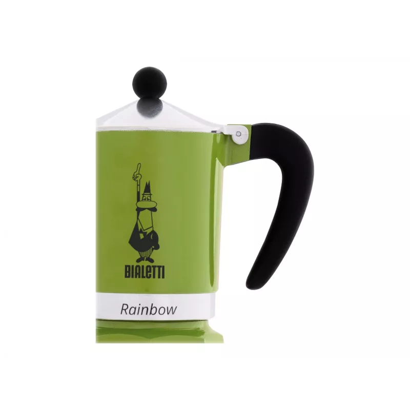 Bialetti Rainbow mokakan zwart, groen