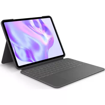 Logitech Combo Touch - toetsenbord en foliohoes - met trackpad - verlicht - Apple Smart connector - QWERTY - Noordse (Deens/Fins/Noors