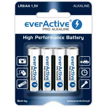 everActive wegwerpbatterij alkaline AA 1,5 V LR64BLPA 4-pack