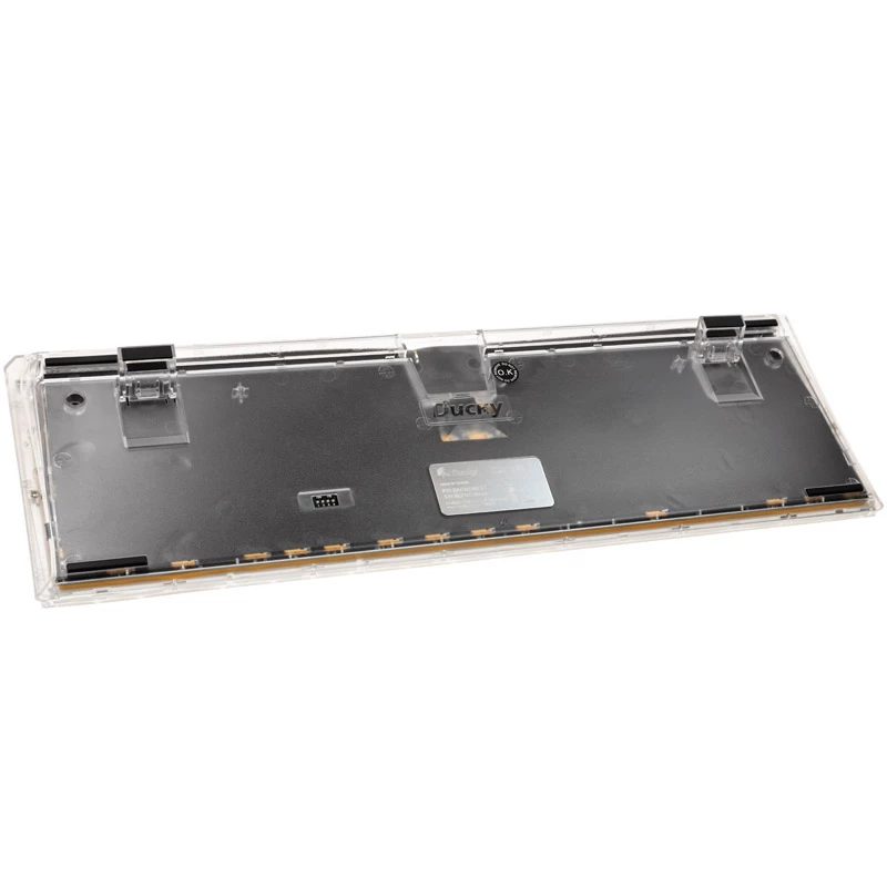 Ducky One 3 RGB toetsenbord, gaming, USB, QWERTY, US-Engels, wit, mechanisch