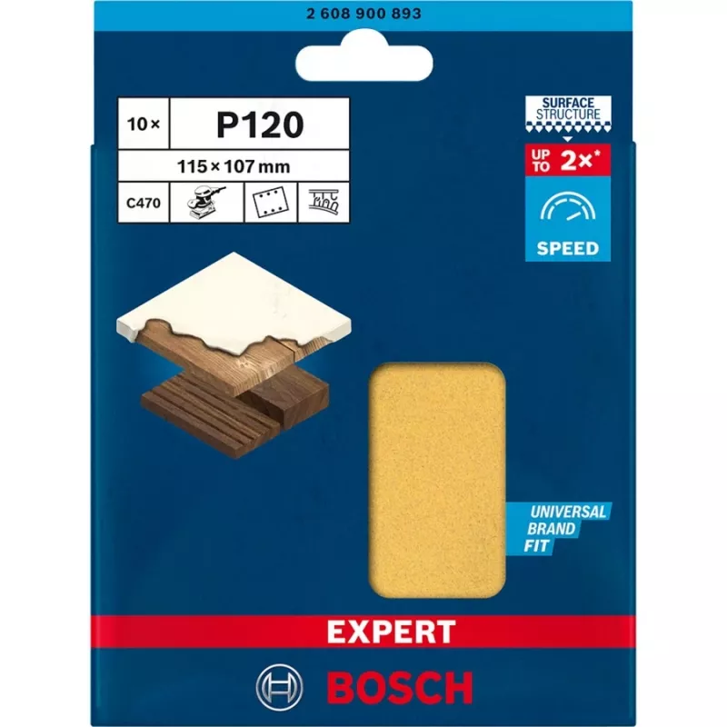 Bosch 2 608 900 893 rotatiegereedschap schuur-/schuuraccessoire hout schuurblad