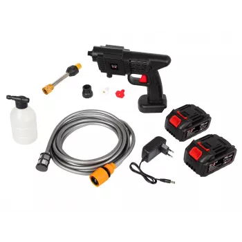 Hogedrukreiniger BLOW WM-02 draadloos op batterijen 26 bar met accessoires