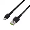 USB 2.0 kabel Green Cell KABGC23, USB A naar Micro-USB B, 0,3 m, zwart
