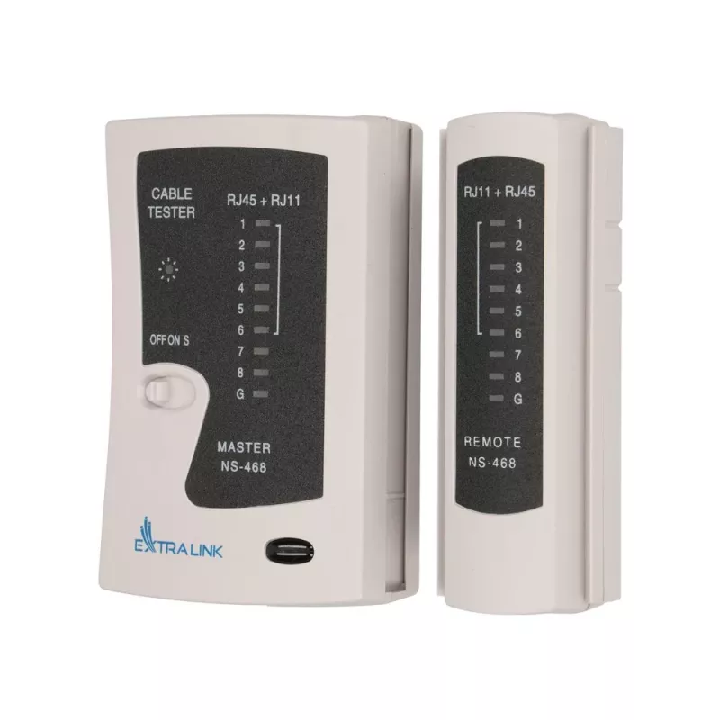 Extralink kabeltester, RJ45 RJ11