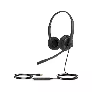 Yealink UH34 SE Lite Dual Teams headset bedraad hoofdband kantoor/callcenter USB Type-C zwart