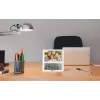 Geemarc Viso 5 radiogestuurde klok met fotolijst, wit