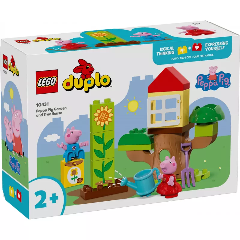 Lego 10431 Duplo Peppa Pig tuin en boomhut speelset