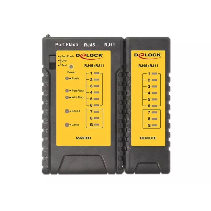 Delock kabeltester + poortzoeker - netwerktester-set (86407)