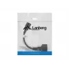 Lanberg CA-C14E-10CC-0018-BK stroomkabel zwart 0,18 m C14-koppeling (CA-C14E-10CC-0018-BK)