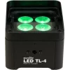 LED-washlicht EUROLITE TL-4 QCL RGB+UV — 4-in-1 RGB+UV-LED's voor podium- en evenementverlichting