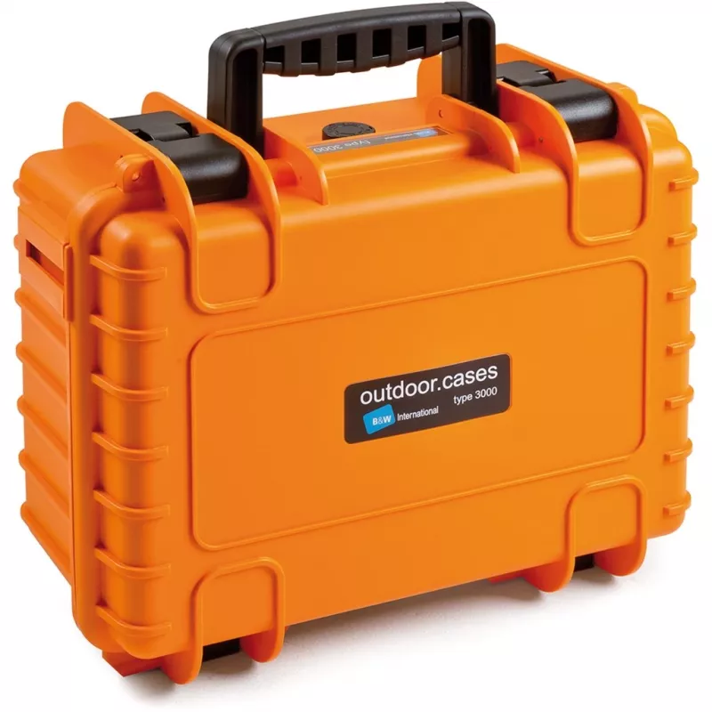 Gereedschapskoffer B&W Cases 3000/O/SI oranje polypropyleen stof- en waterbestendig