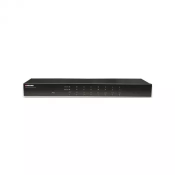 Intellinet 8-poorts rackmount KVM-switch, combo USB + PS/2, on-screen-display, kabels meegeleverd (Euro 2-pins stekker)
