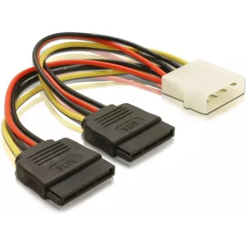 Stroomkabel SATA HDD 2x DeLOCK 60102 0,112 m