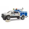 Auto Dodge RAM 2500 Service met zwaailicht en kraan BRUDER 02509