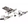 PCI Express-kaart DeLOCK 89177 4 x serieel 1 x parallel