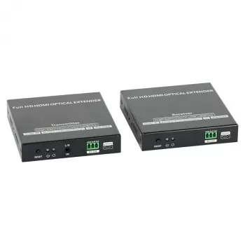 HDMI-converter Delta Energy Systems HDMI-OFT-20IR 20 m met IR-ondersteuning